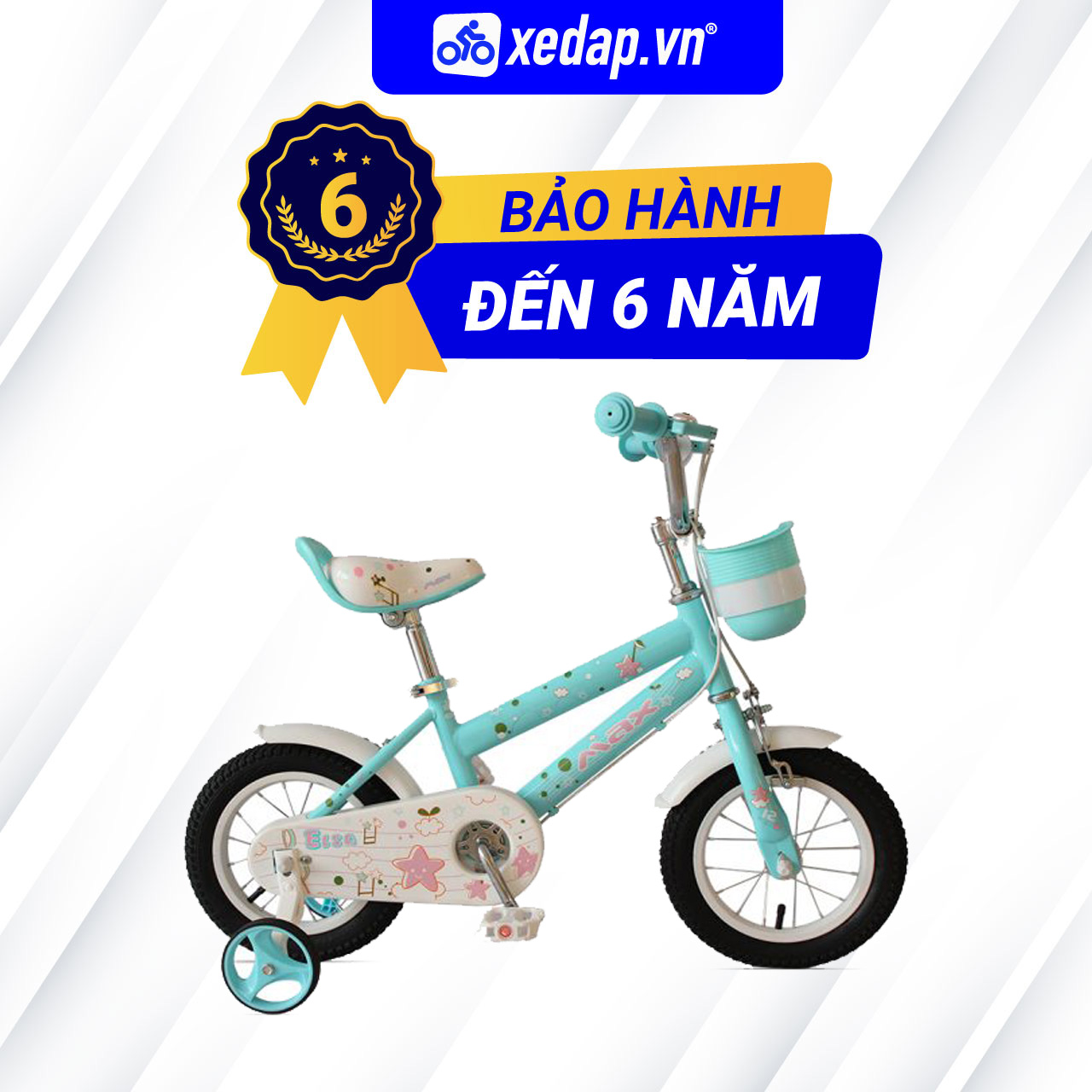 [FREESHIP] Xe Đạp Trẻ Em Youth MAX BIKE Elsa Dành cho bé từ 2 - 6 tuổi