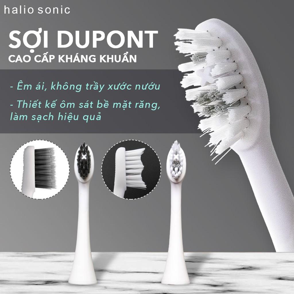 Bàn Chải Điện Halio Sonic Whitening Toothbrush Pro - Màu White Kèm Hộp Đựng