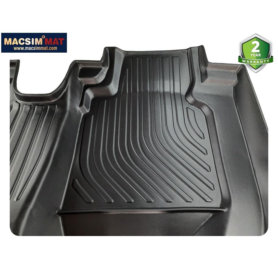 Thảm lót sàn xe ô tô Honda HRV 2016-nay Nhãn hiệu Macsim chất liệu nhựa TPV cao cấp màu đen