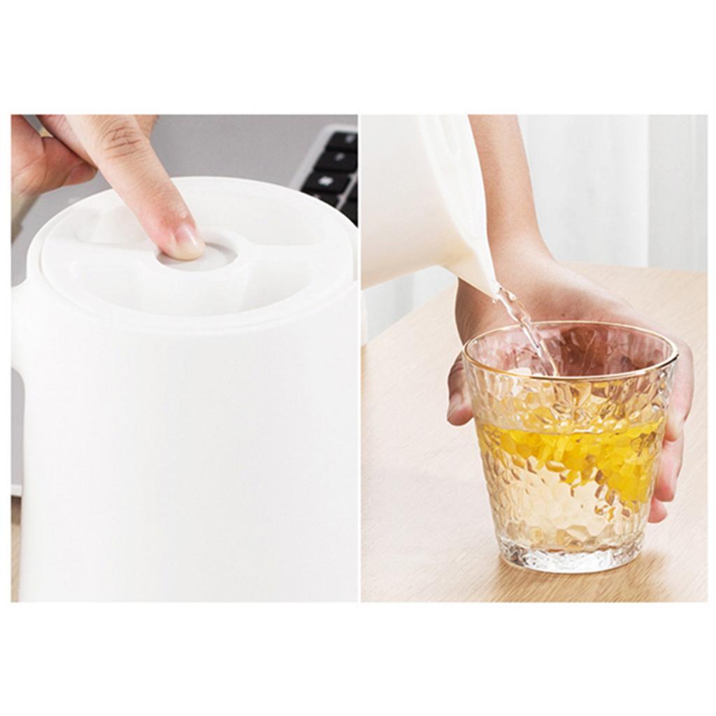 2pcs Portable 1000ml Household Double Walled Coffee Jug Drinking Bottles