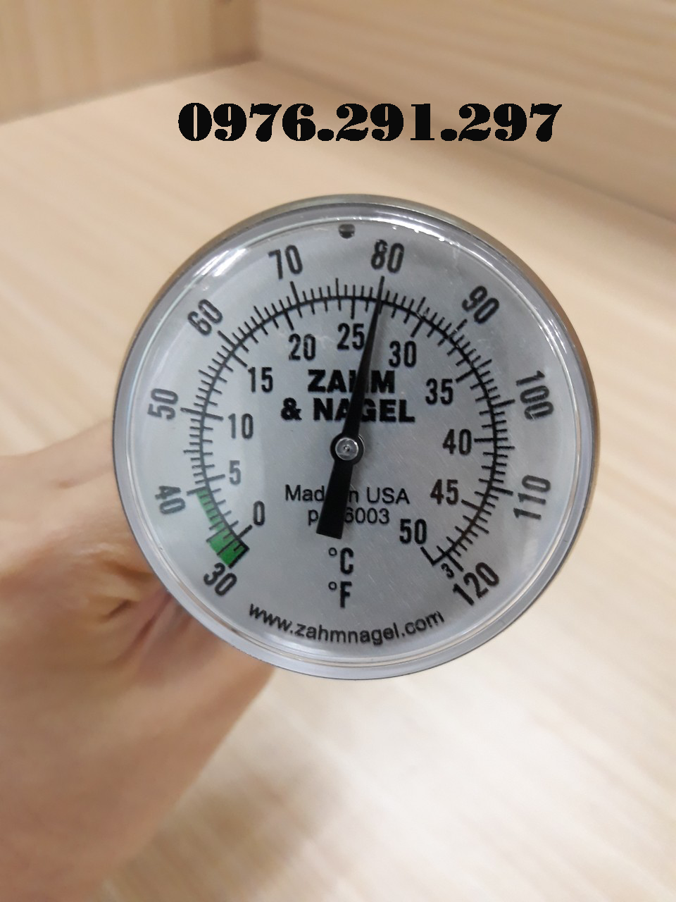 Nhiệt kế lưỡng kim 6003 Zahm Nagel USA