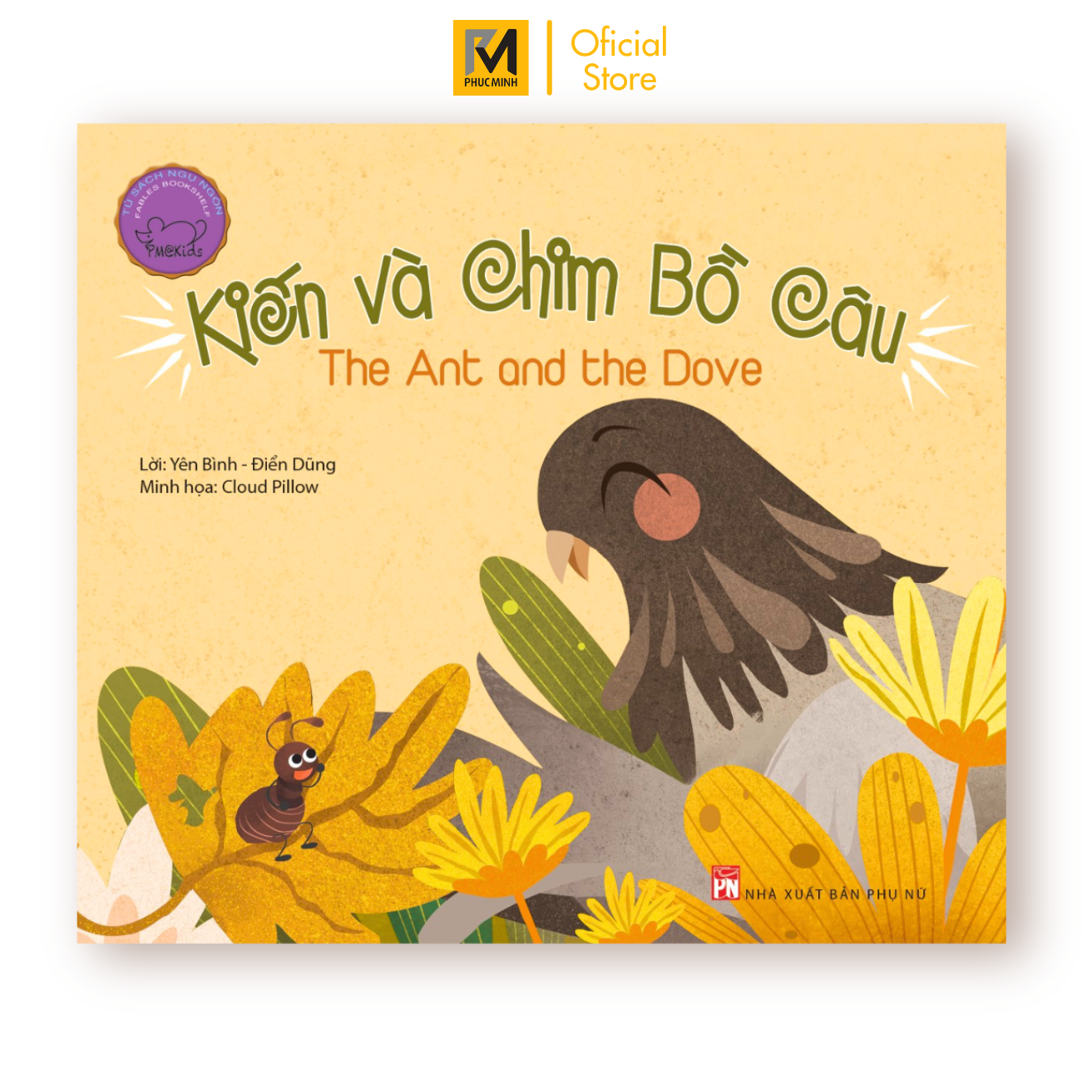 Ngụ Ngôn Song Ngữ Anh - Việt Kiến Và Chim Bồ Câu Tái Bản 2019