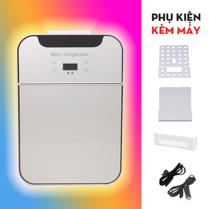 Tủ Lạnh Mini MUSIBAO 20L Bảng Hiển Thị Nhiệt Độ Điện Tử, Tủ Lạnh Mini 2 Cánh Dùng Cho Gia Đình Xe Hơi, Tủ Lạnh Mini Tiện Lợi Để Đồ Ăn Thức Uống, Bảo Quản Mĩ Phẩm, sử dụng cả trong gia đình và trên ô tô - Hàng chính hãng Phong Sơn Shop