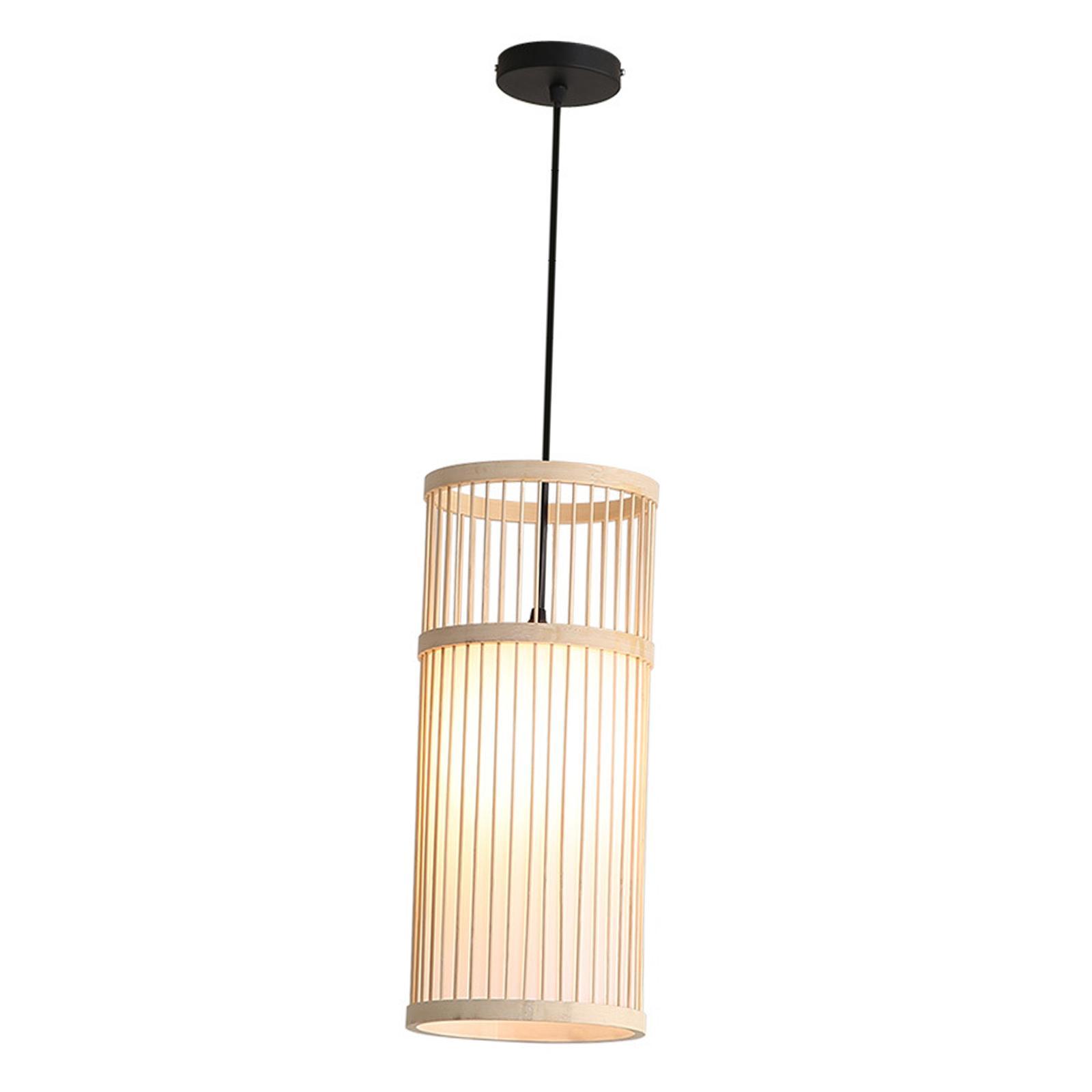 Bamboo Lamp Shade for Ceiling Light Fixture Pendant