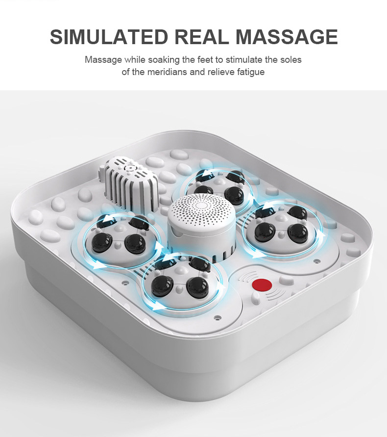 Bồn massage chân gấp gọn FAISQI tự động sưởi ấm - Home and Garden