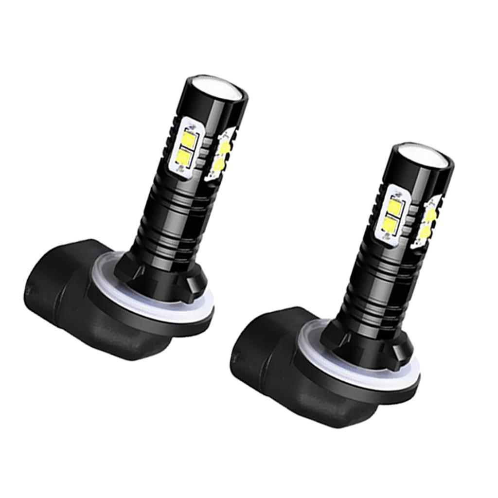 2X Universal 881 50W LED  Light Bulbs  Daytime Running Lamp