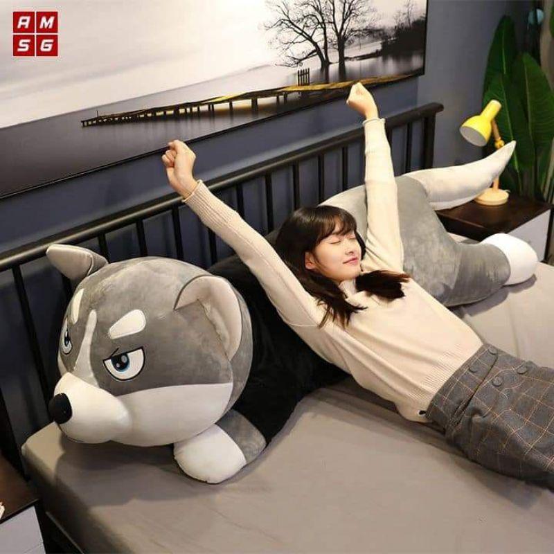 Chó nhồi bông,chó ngáo nhồi bông. chất siêu mềm mịn