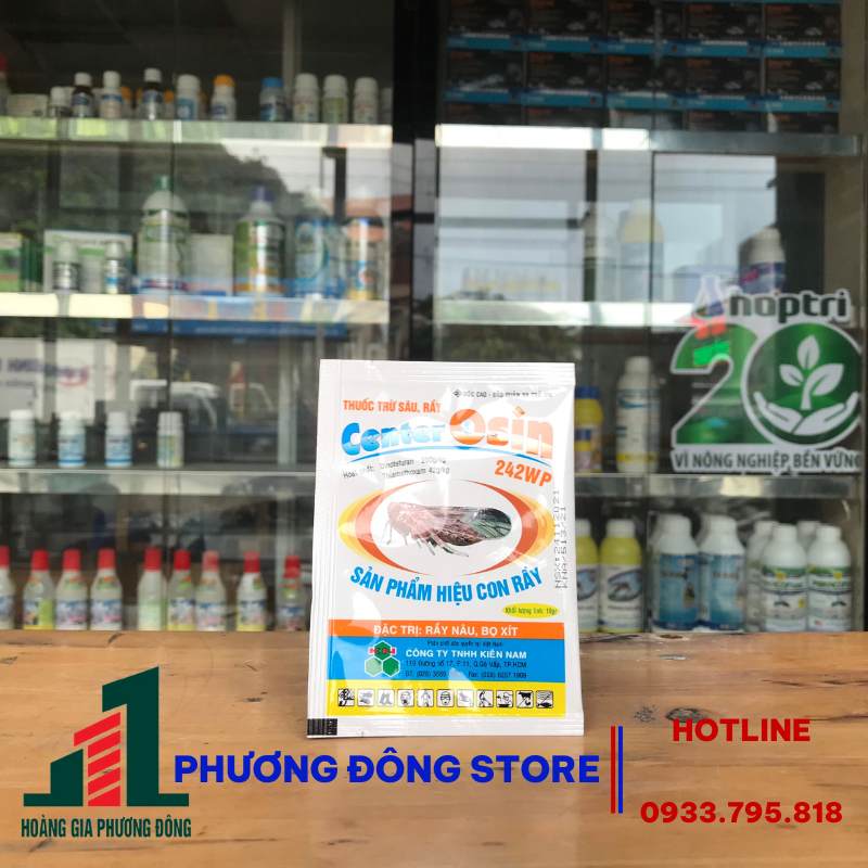 Thuốc trừ sâu rầy nâu và bọ trĩ trên lúa CenterOsin 242WP