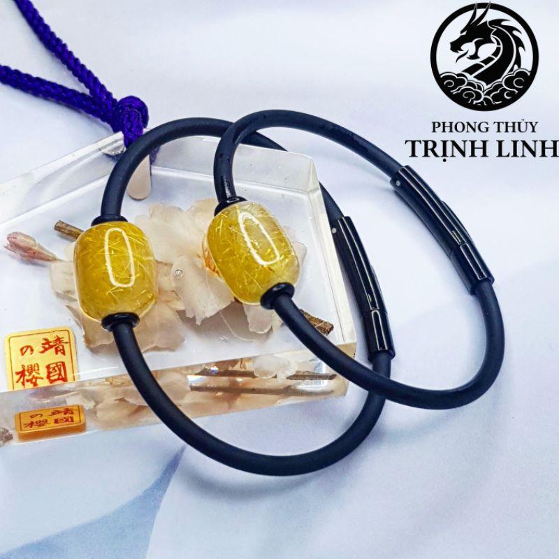 VÒNG LU THỐNG DÂY CAO SU MÀU VÀNG