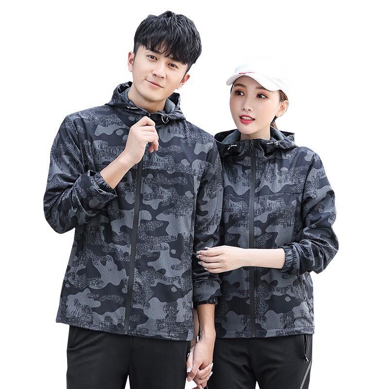 Áo khoác dù cặp đôi camo cao cấp chống thấm nước dành cho các bạn trẻ , mang cặp đôi THỜI TRANG NAM 1986