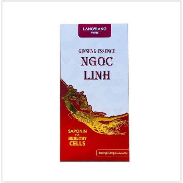 Hộp nước cốt Sâm dây Ngọc Linh Langbiang Food, 20ml x 10 gói, hộp