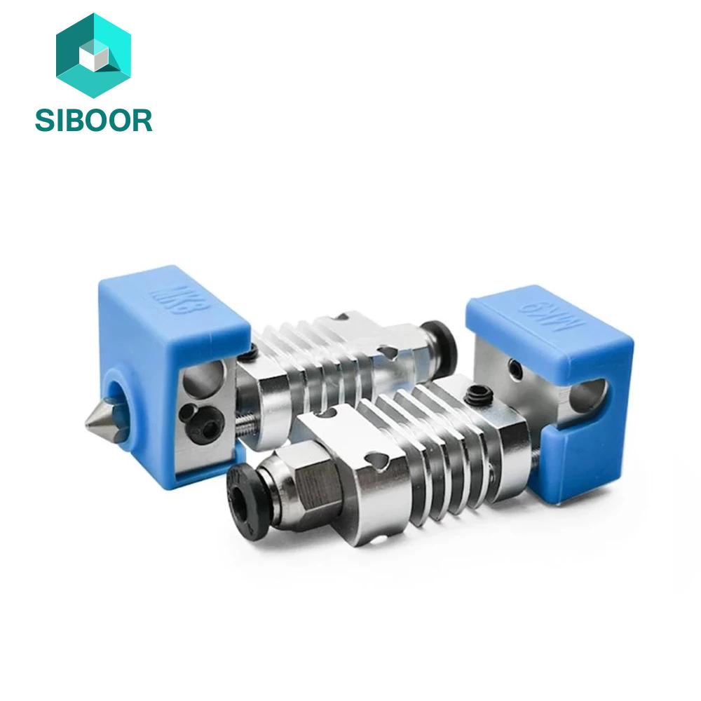 3D Máy In Phần Tất Cả Kim Loại Hotend Đùn Bộ CR-10 V2 CR-10S Ender 3/3S 3D Máy In Đùn Phần 1.75Mm Với Ốp Lưng Silicon