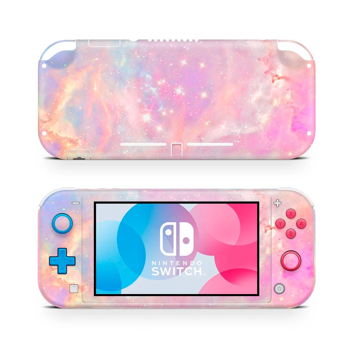 Skin decal dán Nintendo Switch Lite mẫu Không gian (dễ dán, đã cắt sẵn)