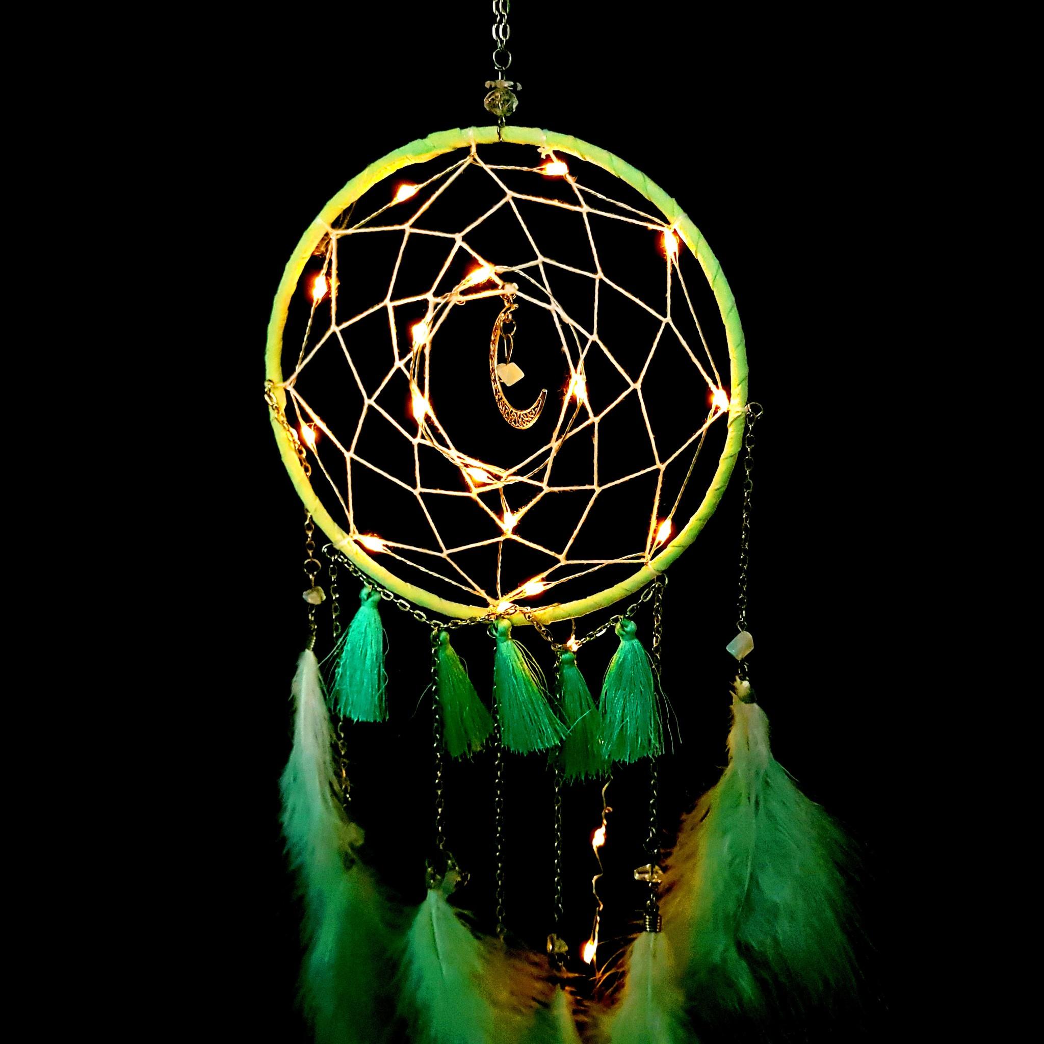 Dreamcatcher Mặt Trăng Có Đèn