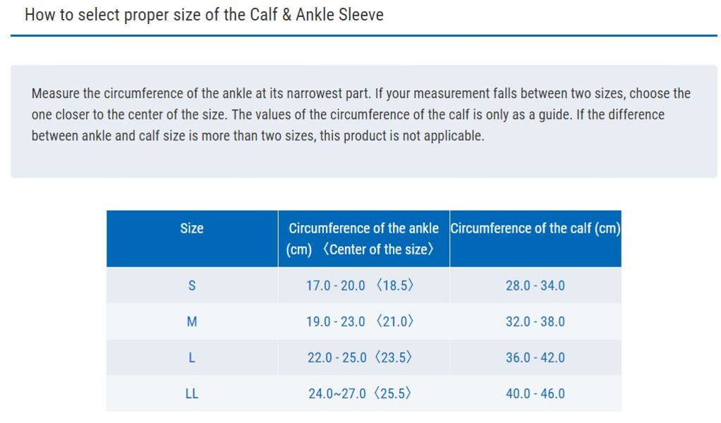 ZAMST Calf & Ankle Sleeve Ống chân thể thao hỗ trợ bắp chân/ mắt cá chân