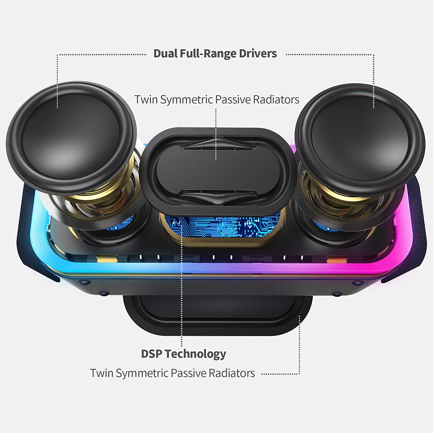 Loa Bluetooth DOSS SoundBox Pro + - Hàng Chính Hãng