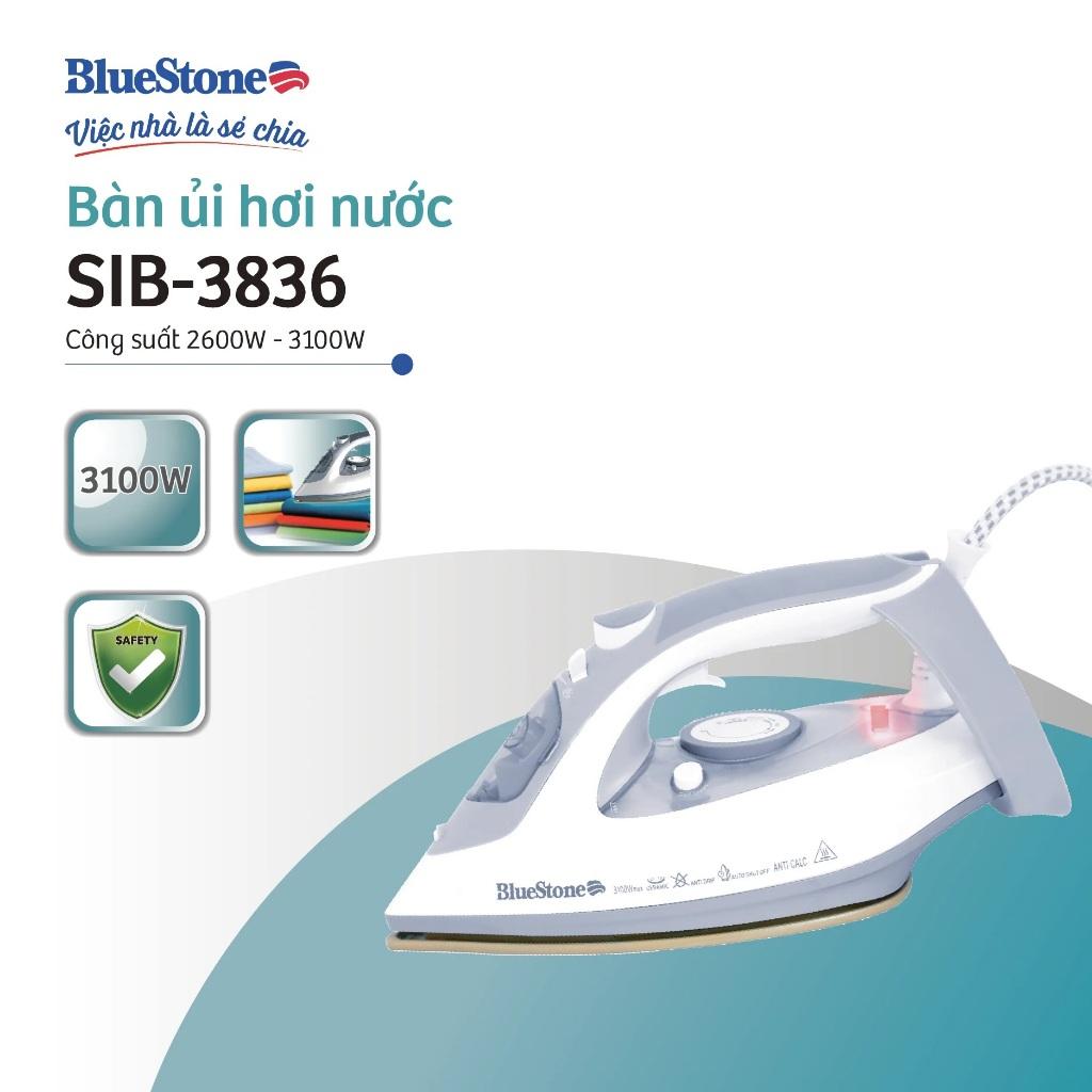 Bàn Ủi Hơi Nước BlueStone SIB-3836, 3100w - Phun Hơi Tăng Cường, Hàng Chính Hãng