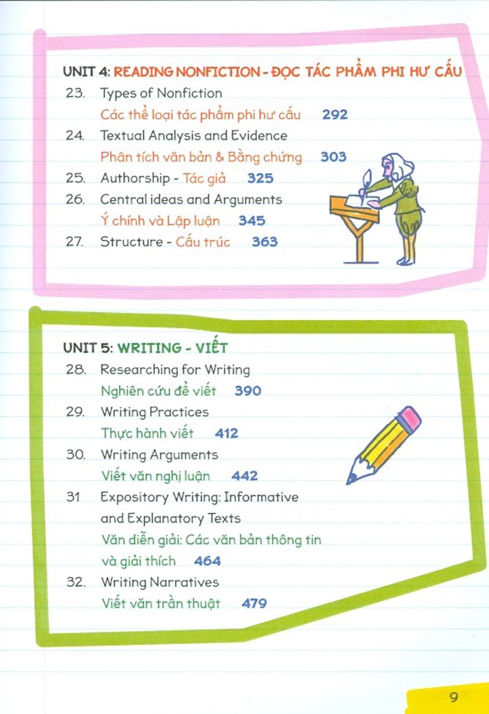 Combo Everything You Need To Ace English Language Arts - Quyển Vở Ai Cũng Muốn Mượn và Let’s Write! 01 - Viết Đoạn Không Khó( Tặng Kèm Sổ Tay)