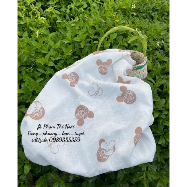 vải xô muslin cao cấp micky