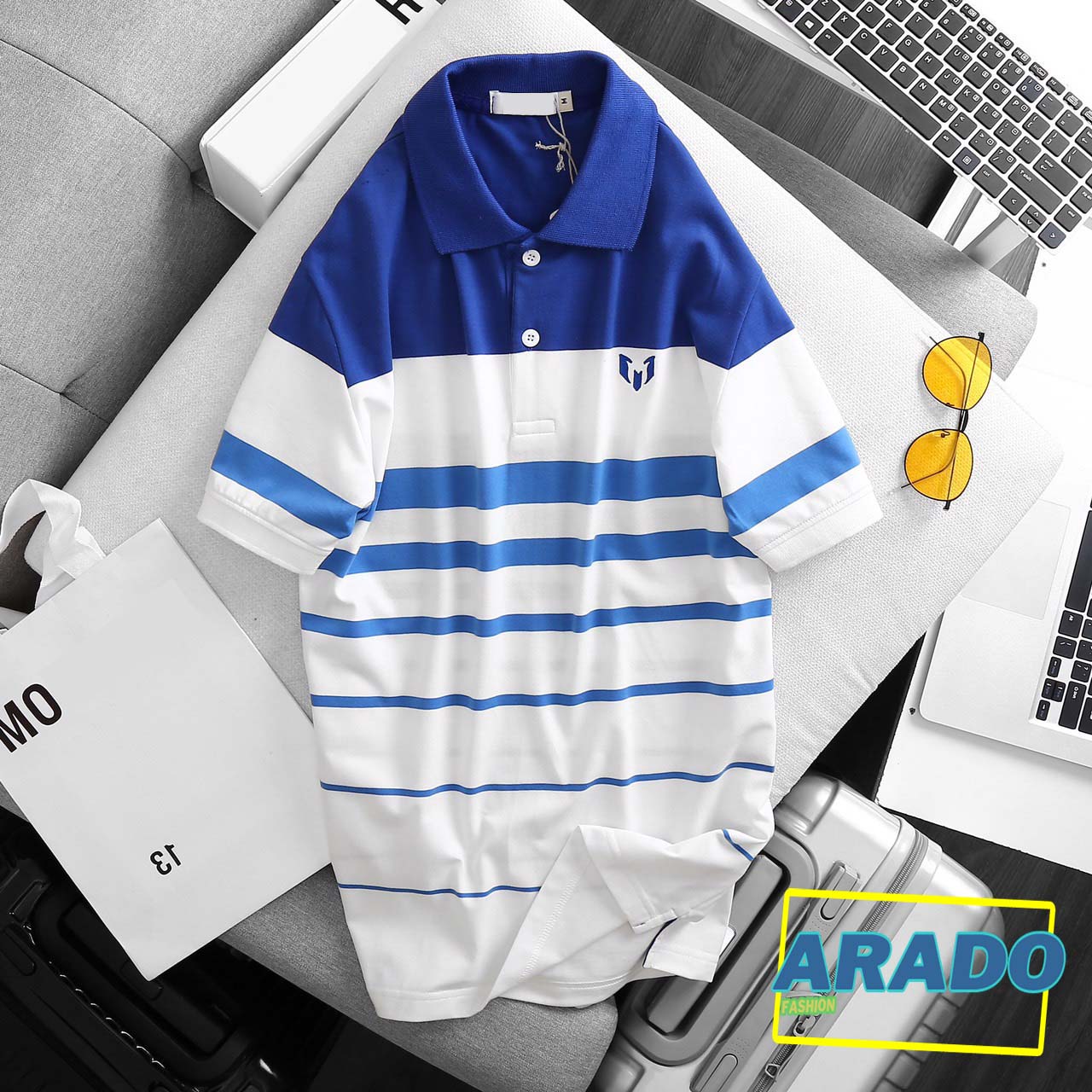 ÁO THUN TAY NGẮN CÓ CỔ THỜI TRANG NAM LỊCH LÃM, PHONG CÁCH - FORMEN SHOP - FMPS144