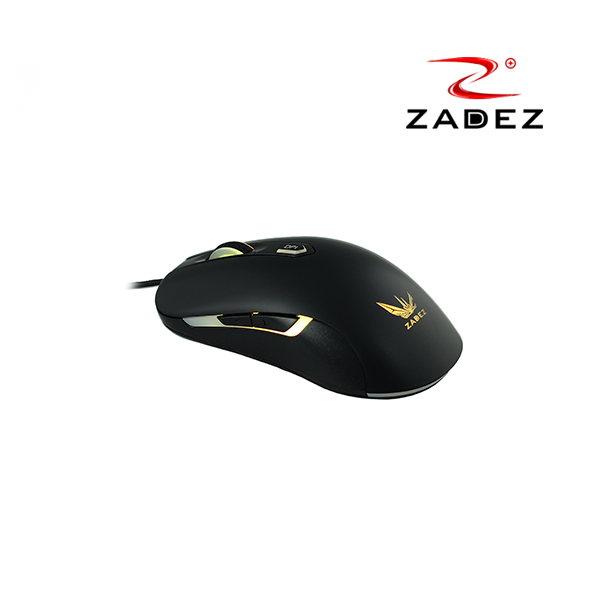 Chuột Gaming ZADEZ GT613M 4000DPI, 5 Mức DPI, 6 Phím Chức Năng, Đèn LED 4 Màu - Hàng Chính Hãng