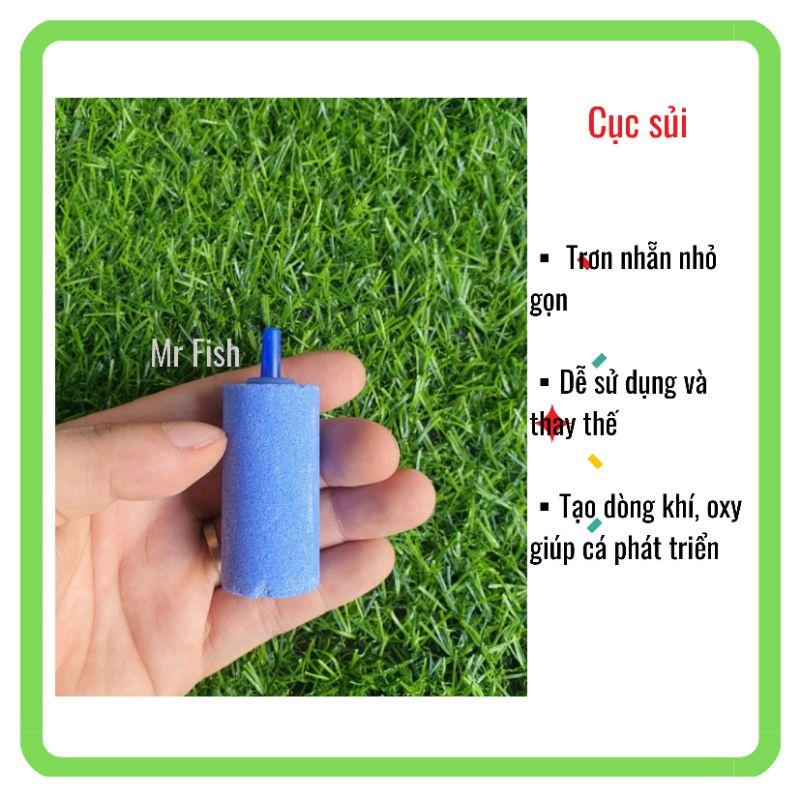 2 Cục sủi oxy-Quả sủi oxy xanh cỡ trung-Chất lượng và hiệu quả cho hồ cá - Mr Fish