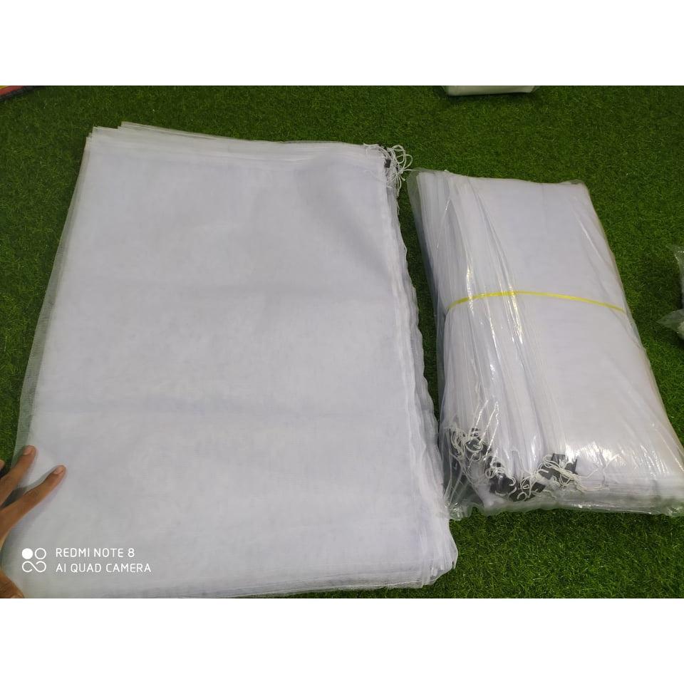100 CÁI TÚI LƯỚI MÙNG BỌC MÍT THÁI LOẠI LƯỚI MÙNG TỐT 50*70cm