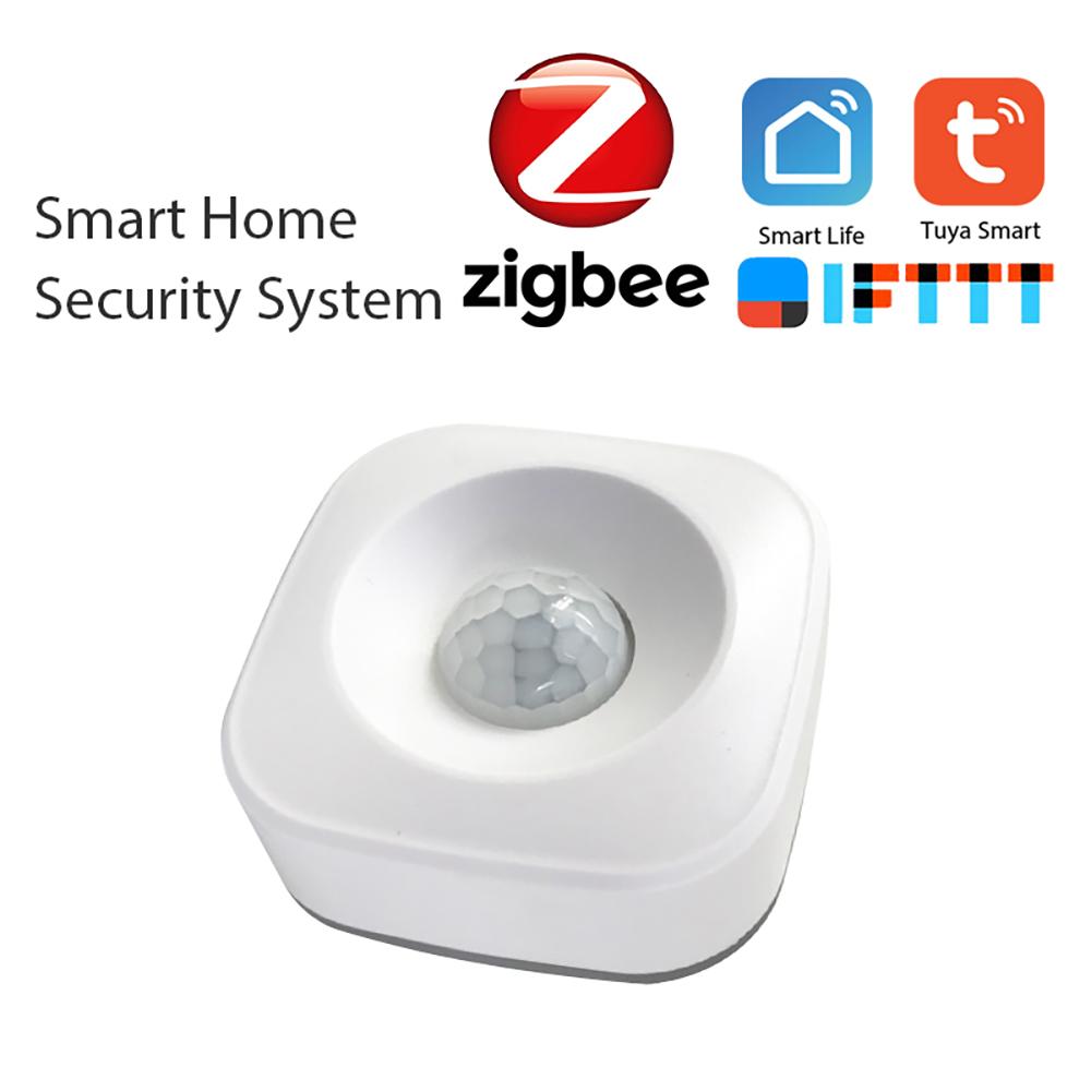 Tuya Powered ZigBee PIR Motion Sensor Wireless Passive Infrared Detector 360° Detection Angle Security Burglar Alarm Sensor Tuya/SmartLife APP Control