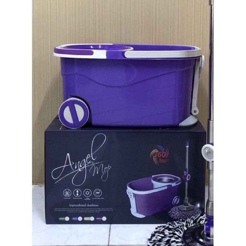 Thùng lau nhà 360 độ có tay kéo
