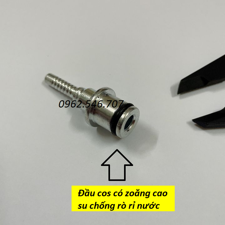 Đầu cos Ren Trong 22mm Của Dây Xịt Máy Rửa Xe ( Trọn Bộ Như Hình )