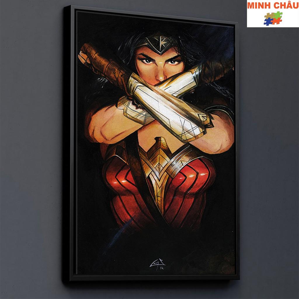 Tranh Canvas | Tranh treo tường trang trí SIÊU ANH HÙNG - WONDER WOMEN 10