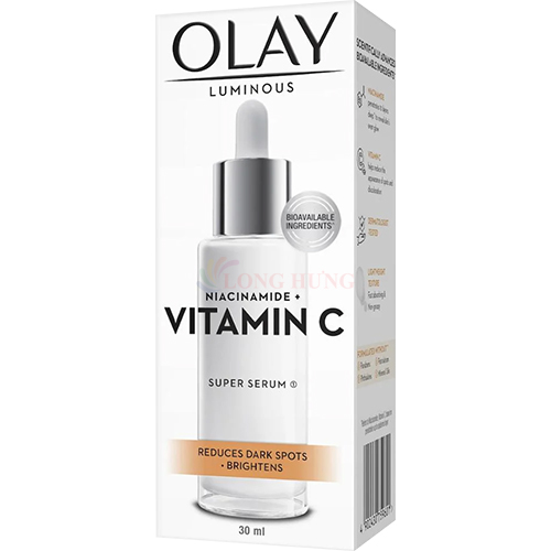 Tinh chất dưỡng trắng Olay Luminous Super Serum Niacinamide + Vitamin C (30ml) - Hàng chính hãng