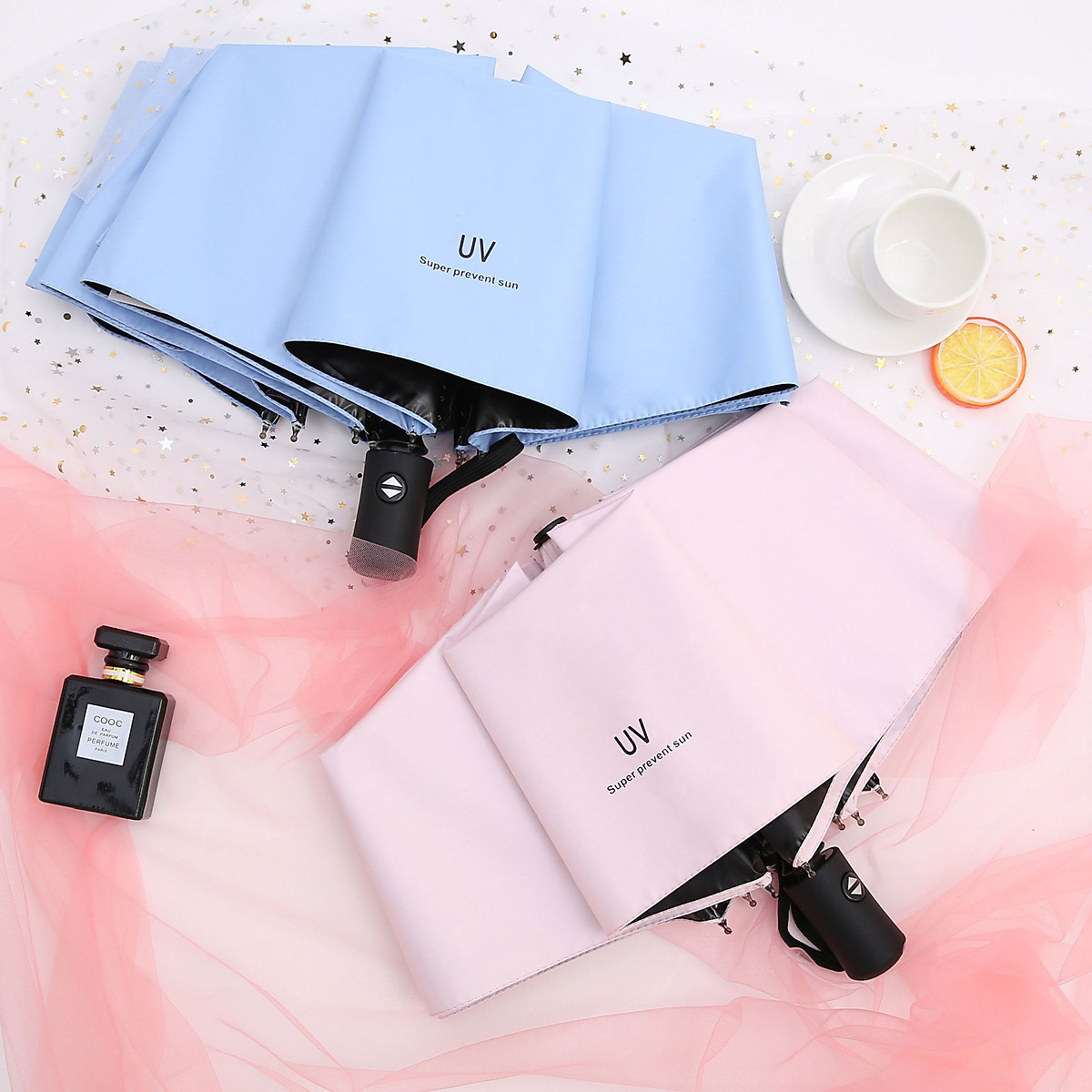 Cây Dù che Mưa , Nắng Chống Tia UV - Chính hãng