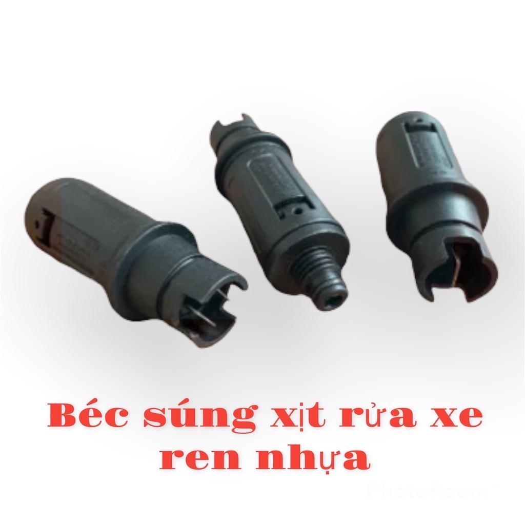 Đầu béc súng xịt rửa xe áp lực,đầu nối ren nhựa dạng ren xoáy,gắn bình tạo bọt tuyết 0.5L DAUSUNG2