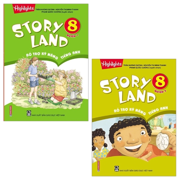 Combo Story Land - Bổ Trợ Kỹ Năng Tiếng Anh 8: Quyển 1 Và 2