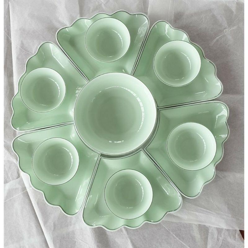 Bộ bát đĩa mặt trời hàng bát tràng cao cấp 13 món