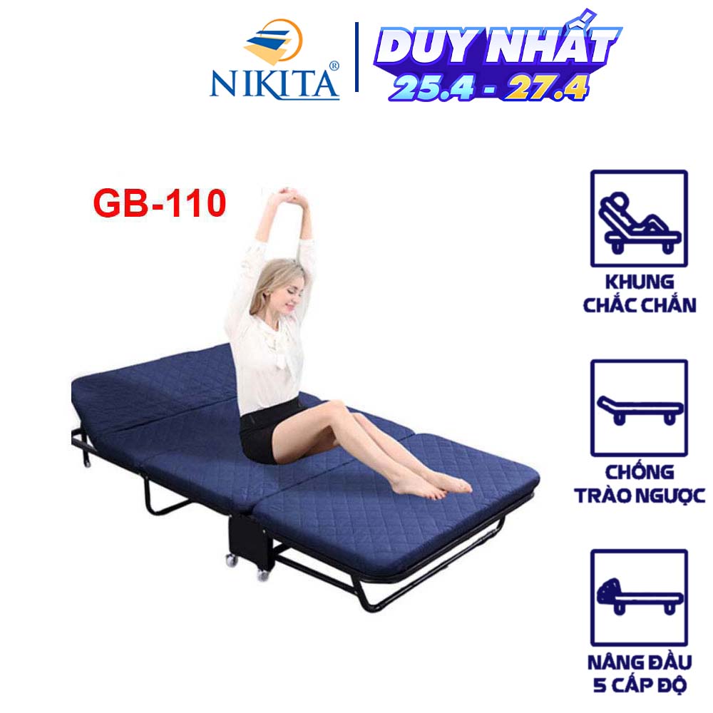 Giường gấp ba khúc Nikita GB110