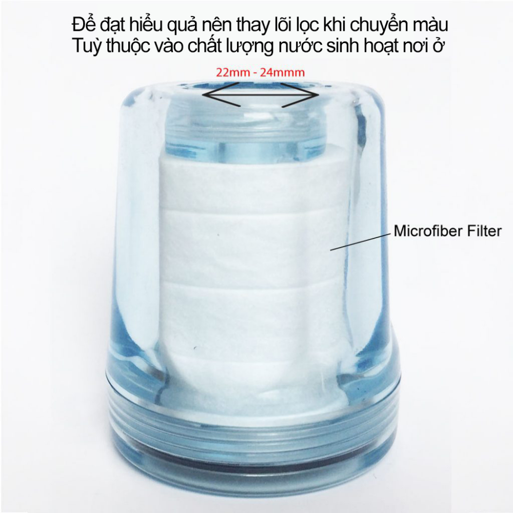 Đầu vòi lọc nước bồn rửa tay
