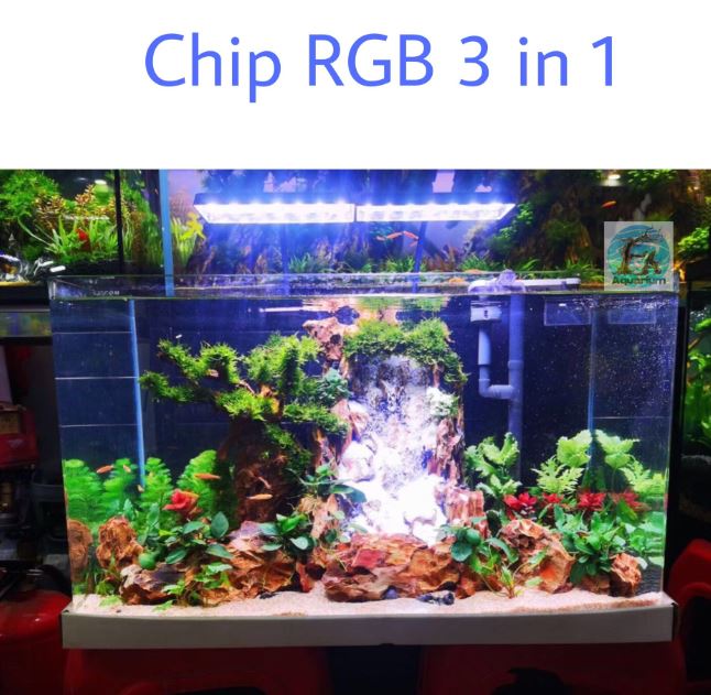 Đèn Flat S3 Plus Nano RGB đỏ cá không đỏ nước