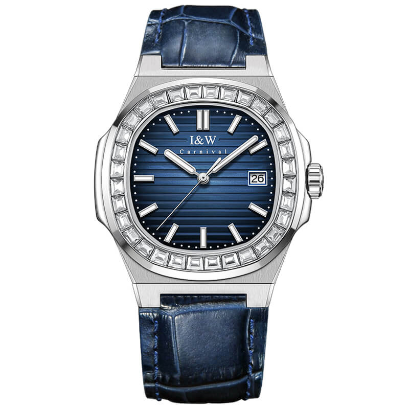 Đồng hồ nam chính hãng IW Carnival IW721G-7,kính sapphire,chống xước,chống nước 50m,Bh 24 tháng,máy cơ (automatic)
