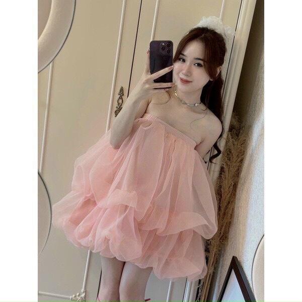 ĐẦM VÁY BABYDOLL BỒNG BỀNH 2 TẦNG CHẤT TƠ SIÊU MỊN DẠNG ỐNG XÒE CỰC XINH CHẤT TƠ KO CHÊ VÀO ĐÂU ĐƯỢC