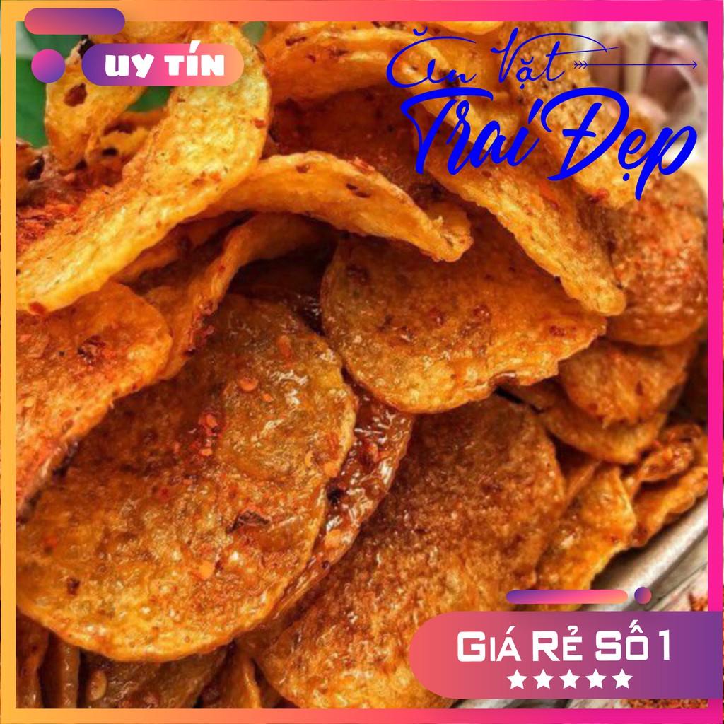 KHOAI TÂY LÁT CHIÊN MẮM ỚT HỦ PET 200G - Trai Đẹp Snack