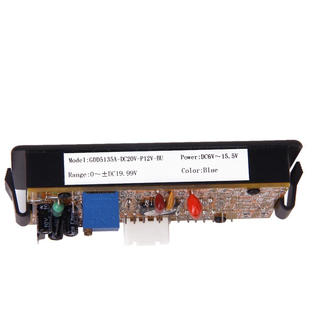 20v 3 ½ Blue Led Voltmeter