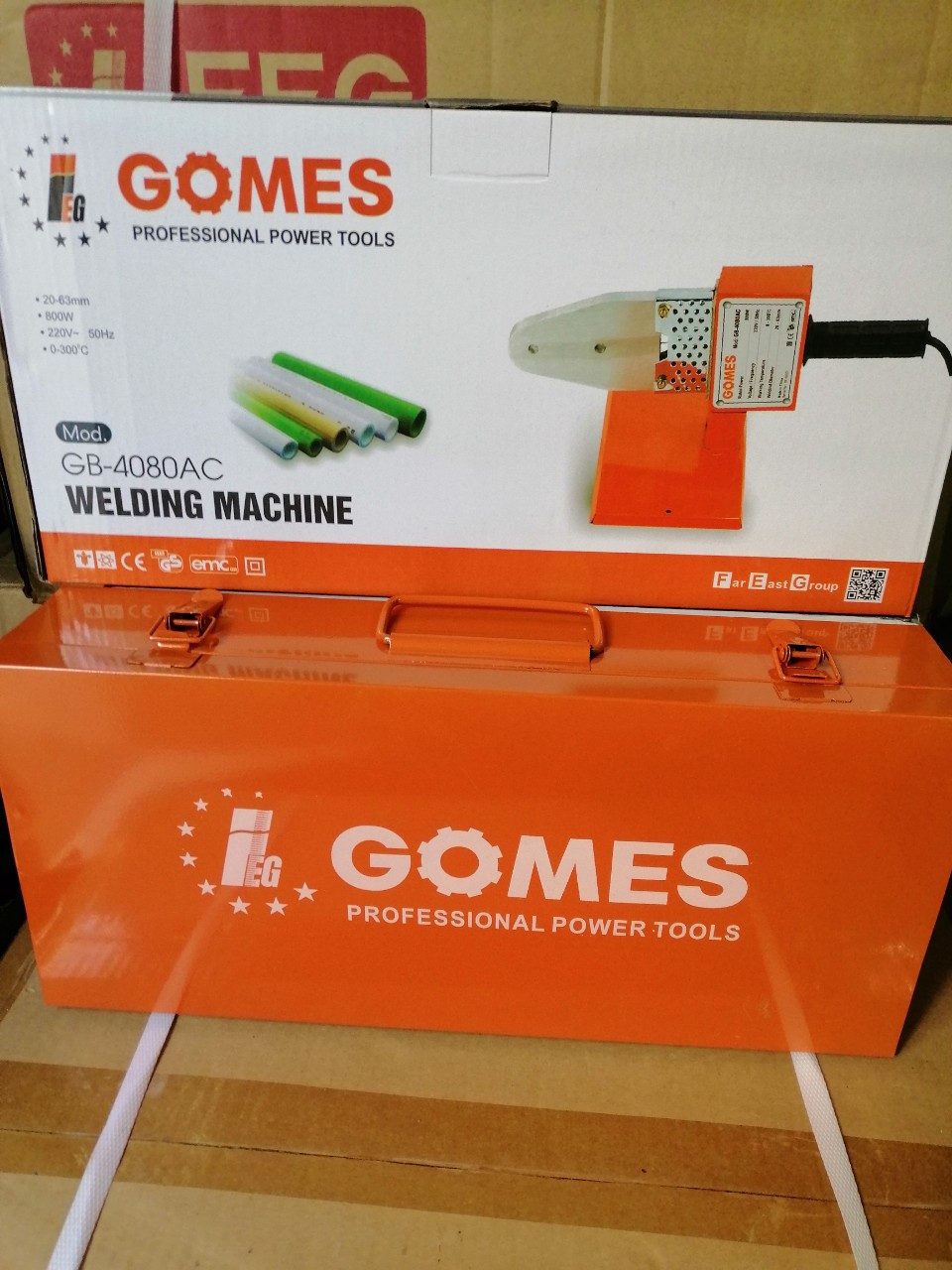 Máy hàn nhiệt, Máy hàn ống nhựa  20-63mm GOMES GB-4080AC