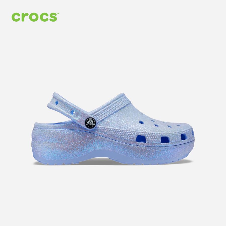 Giày lười nữ Crocs Classic Platform Glitter - 207241-5Q6