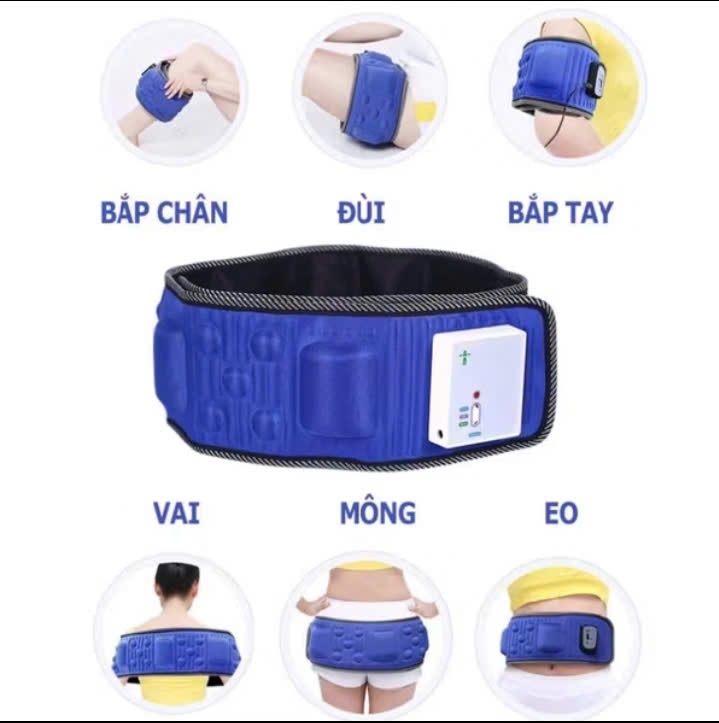 Đai massage bụng bắp tay 2 mức độ máy dung mạnh