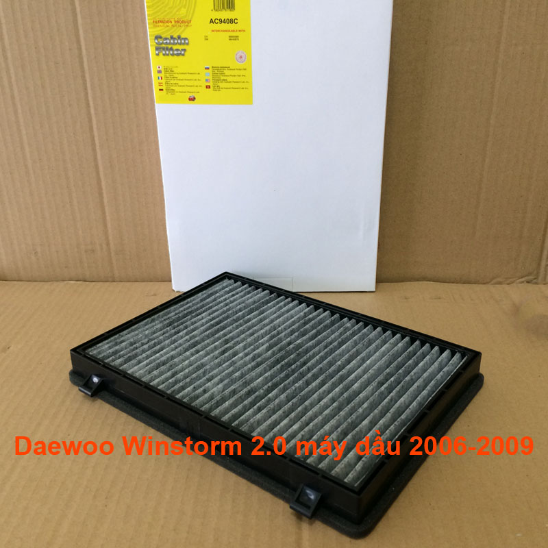 Lọc gió điều hòa than hoạt tính AC9408C-2 dành cho Daewoo Winstorm 2.0 máy dầu 2006, 2007, 2008, 2009 96440878