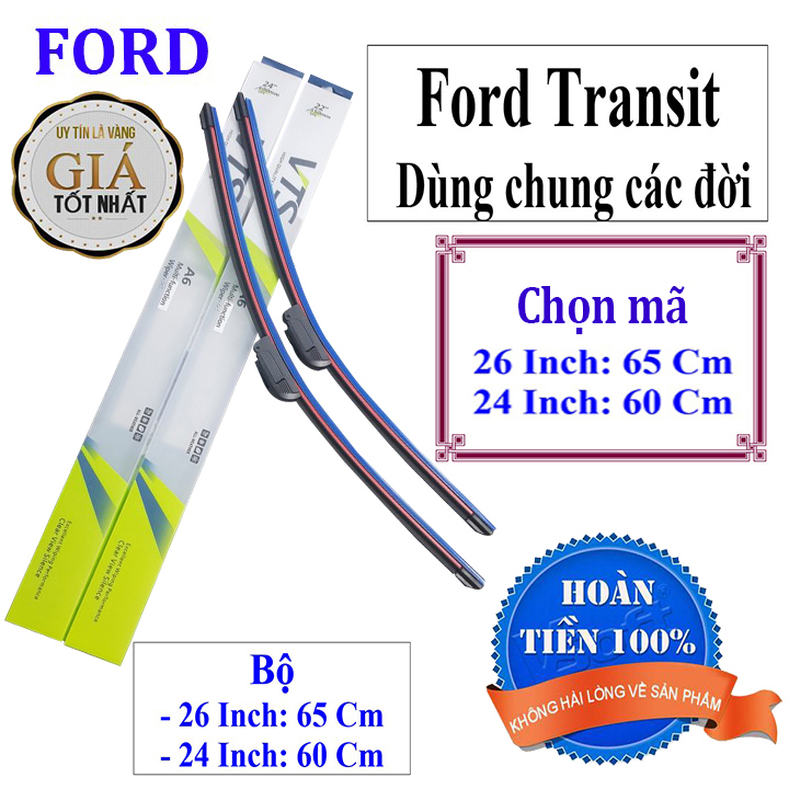 Thanh gạt nước mưa ô tô công nghệ Đức Nano Plus cao cấp dành cho các dòng xe của hãng FORD- Hàng chính hãng