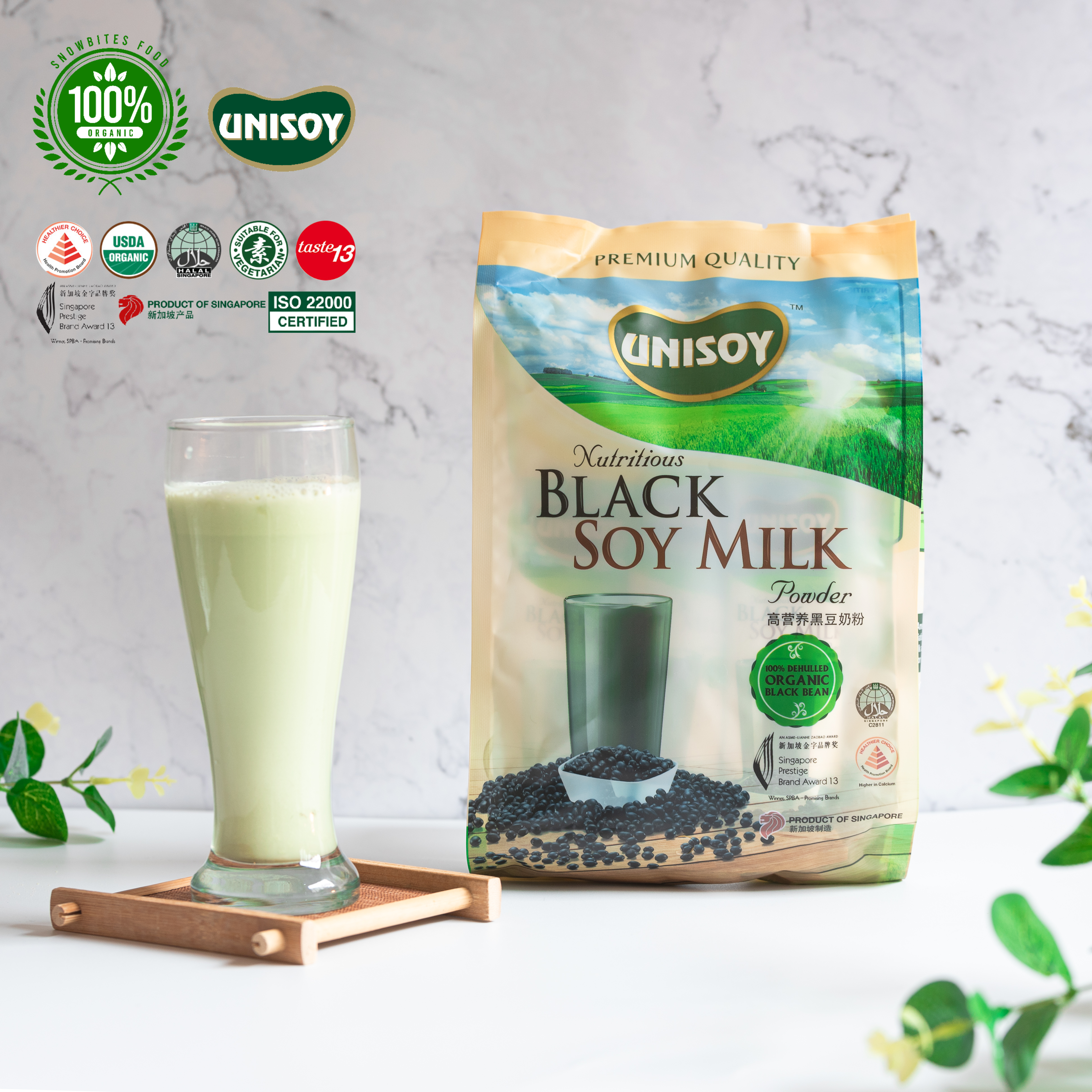 Combo 2 Túi Bột Đậu Nành Đen Unisoy