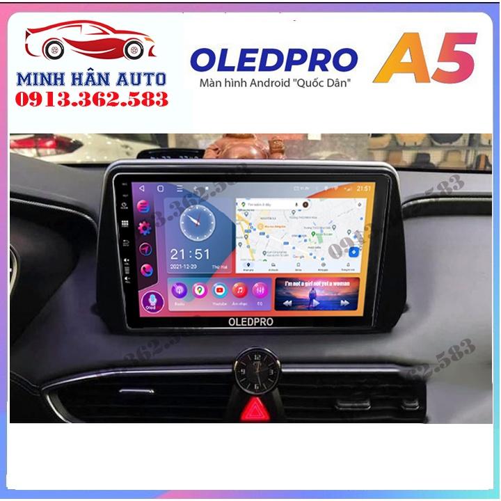 Bộ màn hình OLEDPRO A5, A3 cho xe HUYNDAI TUCSON 2019, trọn bộ màn hình, mặt dưỡng,dây nguồn theo xe